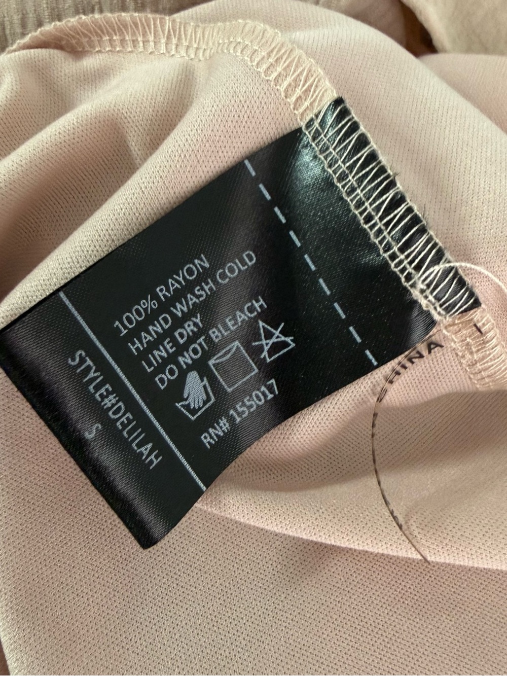 Baltic Born Delilah Maxi Dress Blush Pink Size Small Smocked Waist - Picture 6 of 7